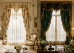 پرده پانچ برای پذیرایی یا زبرا